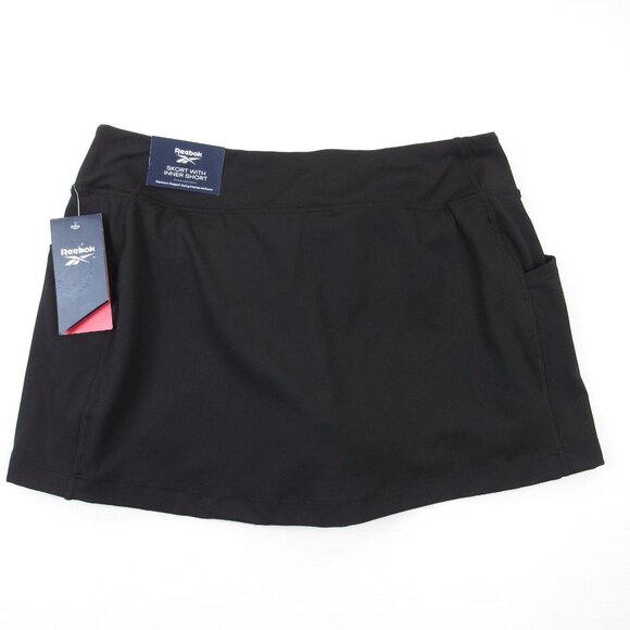 Reebok Workout Skort With Inner Short Women's Size L Pockets Maximum Support - Picture 2 of 9